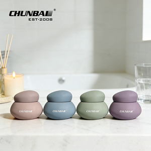 Customized Color Logo Matte Empty Plastic Skincare Container Cosmetic Cream Packaging Unique Sugar Scrub Body Butter Jars