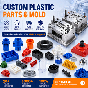 ABS PC PP PE PET PBT PA6 PA66 GF-Nylon POM PMMA ASA PS SAN TPU TPE PPS PEI PEEK Injection Mold Custom