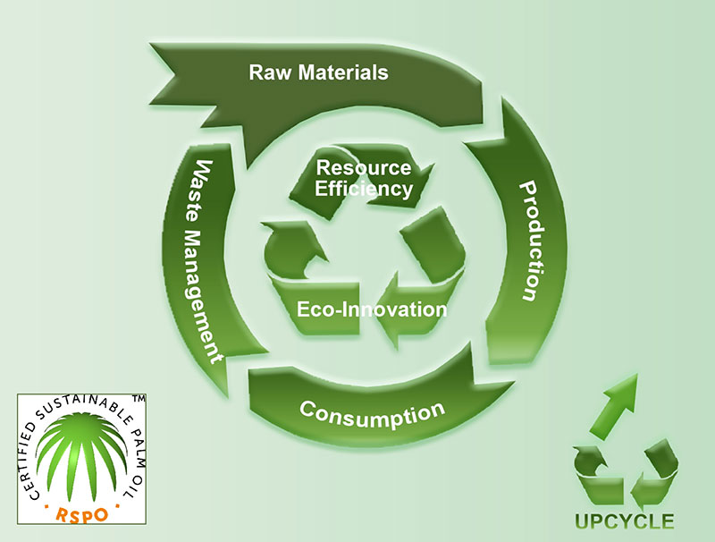 Sustainable cosmetics manufacturing raw materials