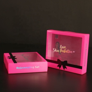 Clear Acetate Boxes Custom Printed Cosmetic Skin Care PET Box